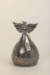 Celestia Glass Light-Up Angel Ornament in Golden Glow or Silver Sparkle — view 6, G Decor