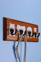 Cheeky Critters Large Wall Hook Rack Wooden Animal Bottoms Design - G Decor