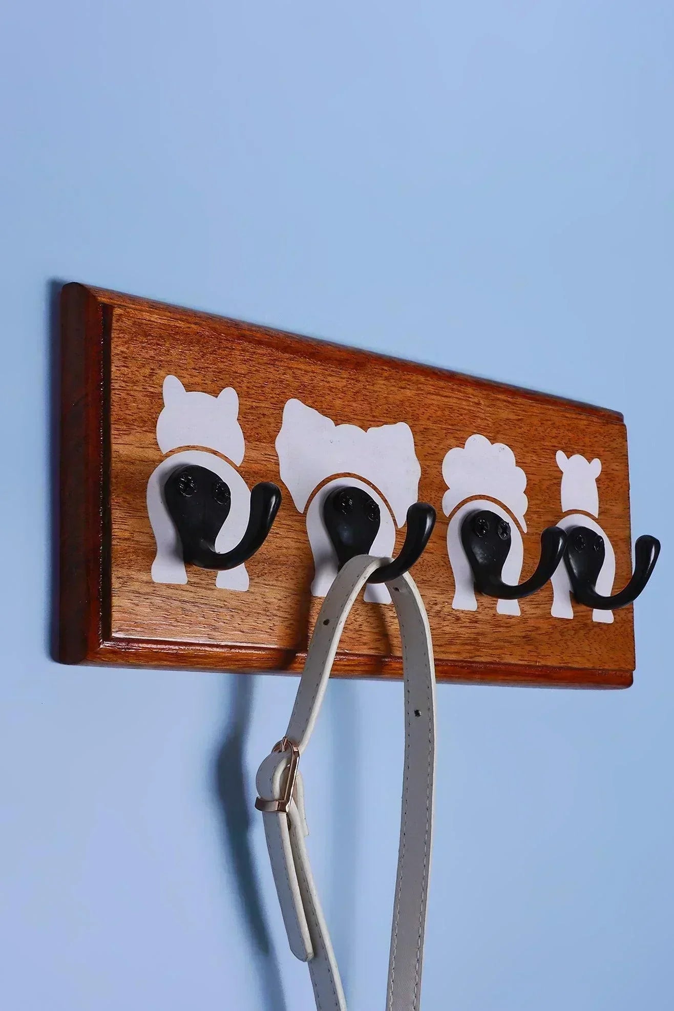 Cheeky Critters Animal Bottoms Wooden Wall Hook Rack