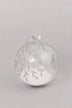 clear-frosted-leaf-snow-garden-hand-finished-glass-baubles-white-and-silver-christmas-tree-decorations-g-decor-94873 - G Decor