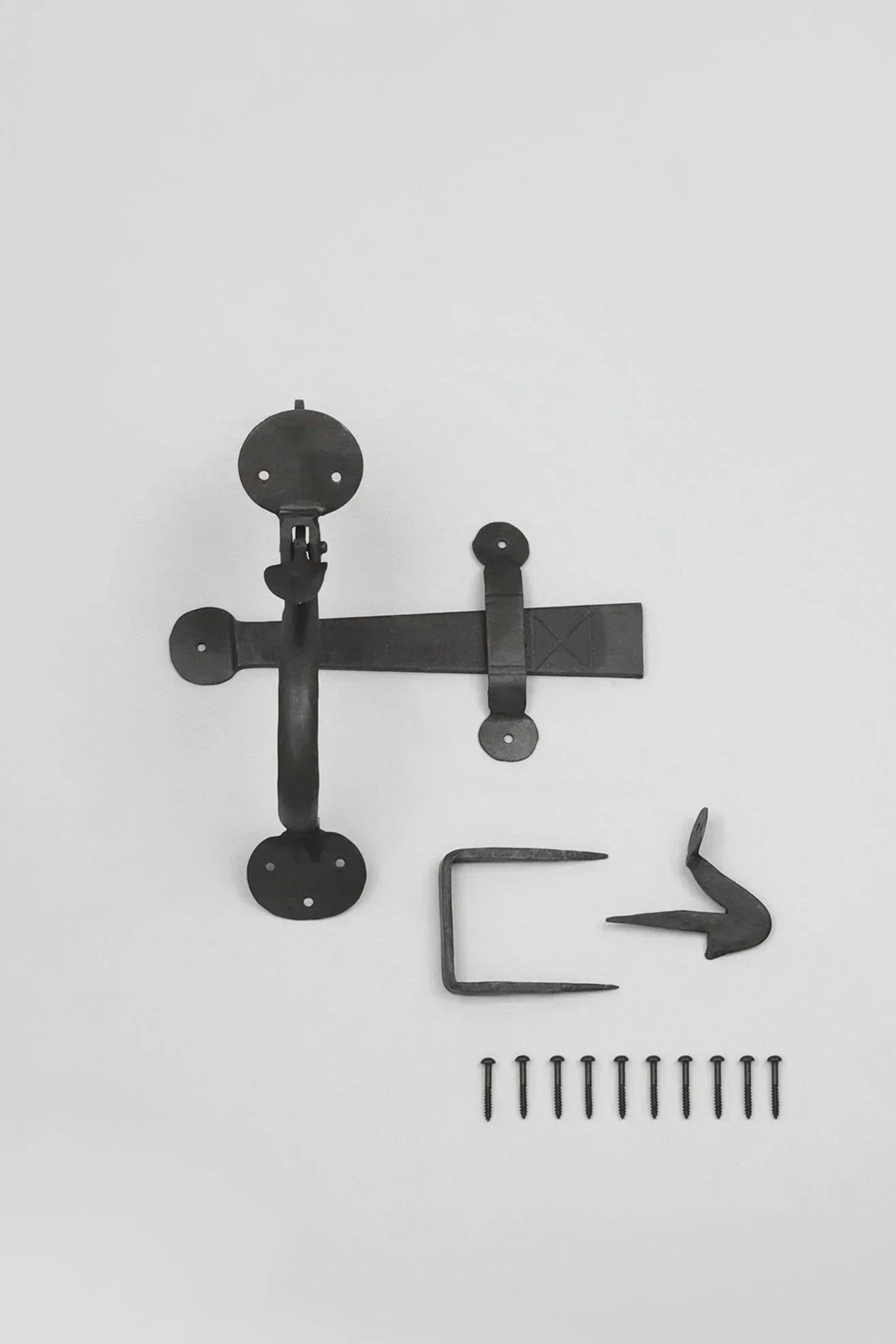 Coinbase Hand Forged Suffolk Thumb Latch in Black Finish - G Decor