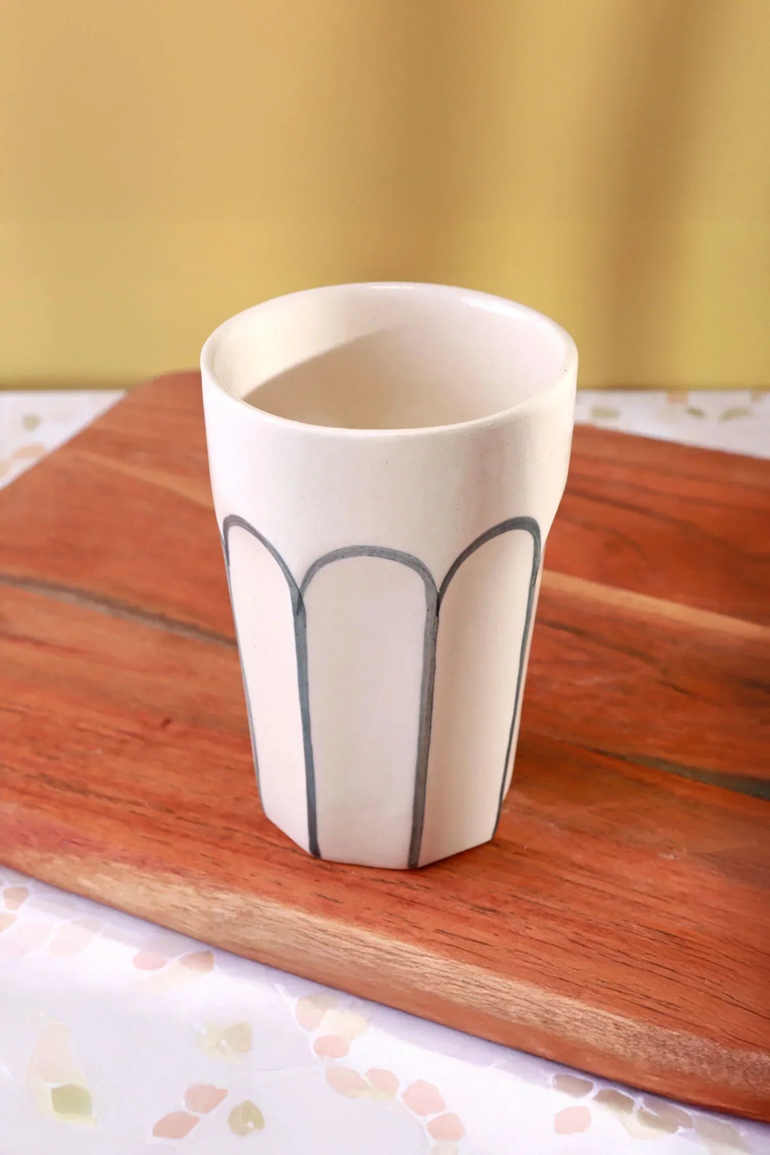 Colour Arches Hand-Painted Ceramic Tumblers Cups and Mugs — view 8, G Decor