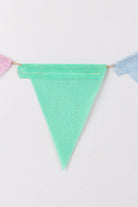 G Decor Bunting Assorted Colourful Rustic Hessian Bunting