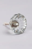Crystal Glass Flower Torus Pull Knob - G Decor