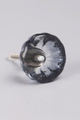 Crystal Glass Flower Torus Pull Knob - G Decor