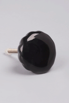 Crystal Glass Flower Torus Cabinet Knob — view 10, G Decor