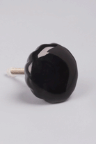 Crystal Glass Flower Torus Pull Knob - G Decor