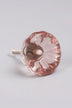 Crystal Glass Flower Torus Cabinet Knob — lifestyle view, G Decor
