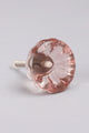 Crystal Glass Flower Torus Pull Knob - G Decor