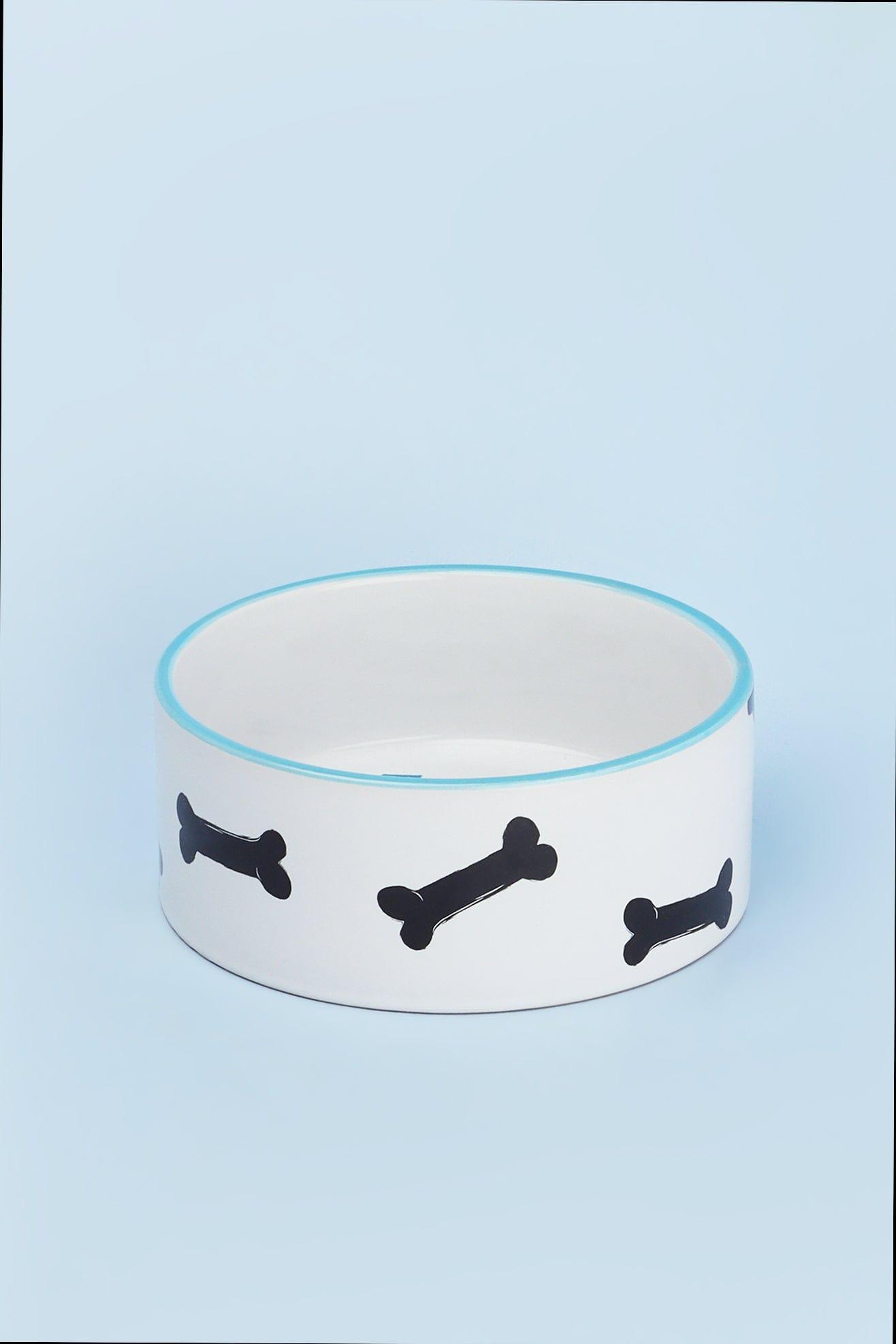 G Decor Bowls White Doggy To Do Dish