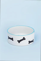Doggy To-Do List Reminder Ceramic Pet Food Bowl — lifestyle view, G Decor