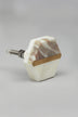 Estella Grey Marble Brass Cabinet Knob — view 5, G Decor
