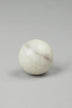 White marble cabinet knob close-up showing natural veining — G Decor