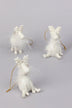 Frosted White Reindeer Christmas Tree Hanging Ornament — view 5, G Decor