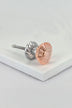 Glacier Jam Crystal Glass Cabinet Pull Knob — close-up view, G Decor