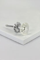 Glacier Jam Crystal Glass Cabinet Pull Knob — view 7, G Decor