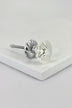 Glacier Jam Crystal Glass Cabinet Pull Knob — view 7, G Decor