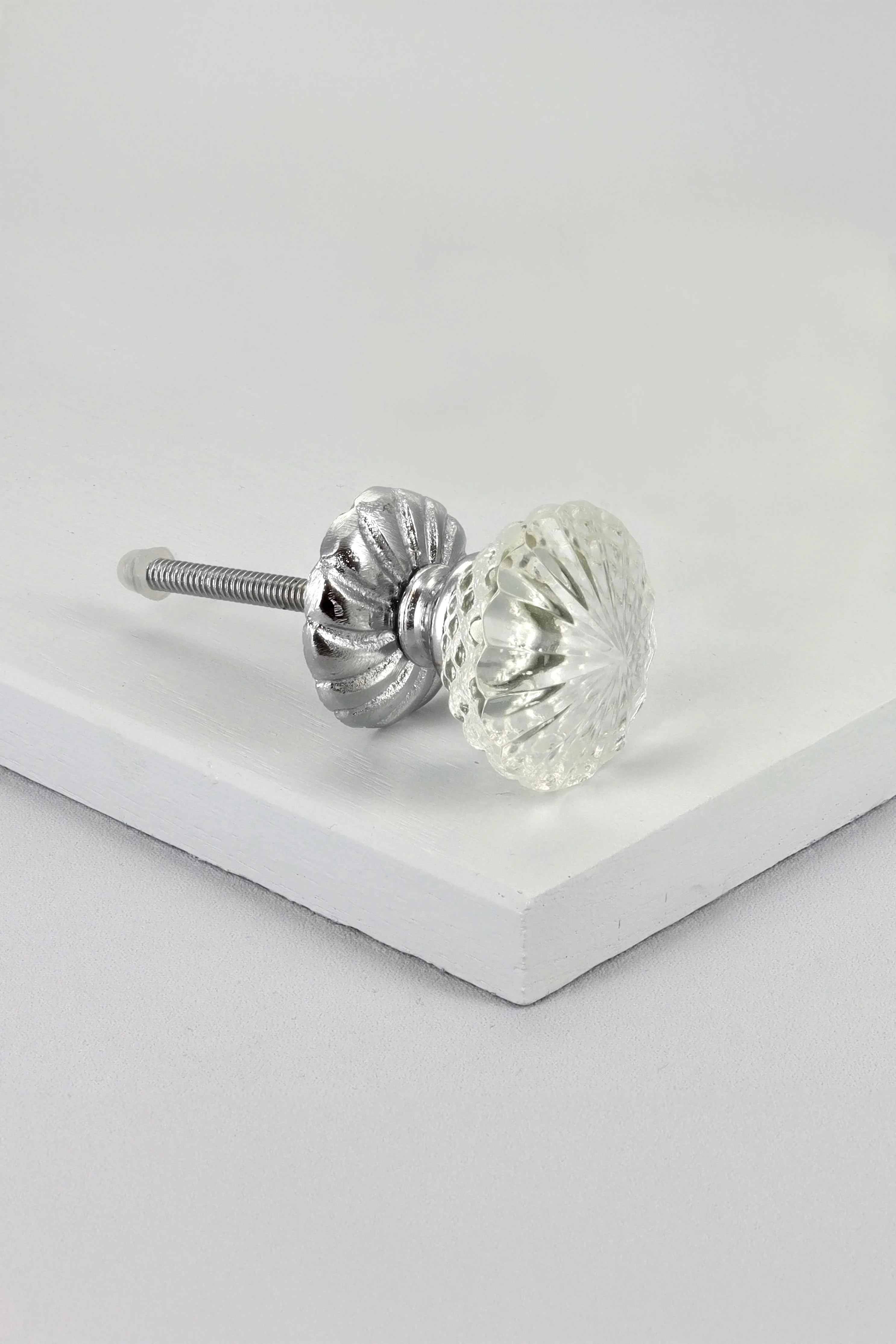 Glacier Jam Crystal Glass Pull Knobs - G Decor