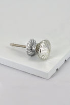Glacier Jam Crystal Glass Cabinet Pull Knob — view 6, G Decor