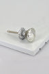 Glacier Jam Crystal Glass Cabinet Pull Knob — view 6, G Decor