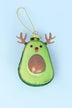 Hand-Blown Glass Avocado Christmas Tree Bauble Collection — view 5, G Decor