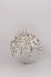 glass-bauble-with-beads-and-silver-frosted-glass-bauble-with-snowflake-design-g-decor-71014 - G Decor