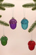 glass-sparkle-acorn-christmas-tree-decoration-festive-baubles-in-red-blue-purple-or-green-g-decor-14671 - G Decor