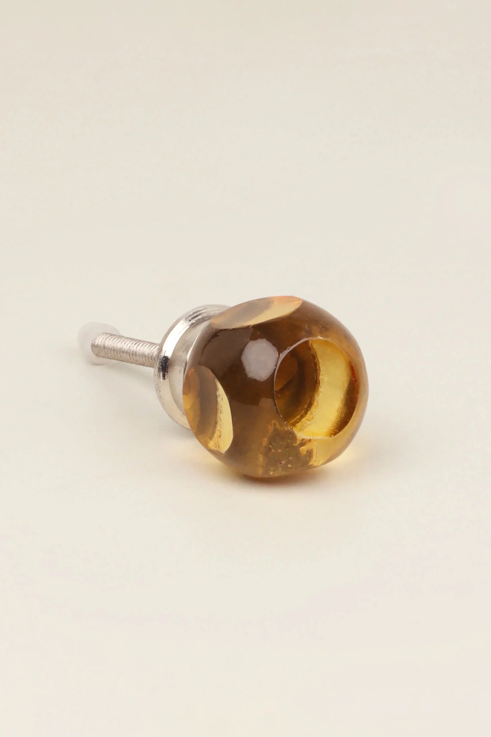 Transparent Glass Gemstone Cube Cabinet Knob — lifestyle view, G Decor