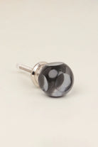 Transparent Glass Gemstone Cube Cabinet Knob — view 5, G Decor