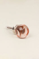 Glass Transparent Gemstone Dice Cube Cabinet Knob - G Decor