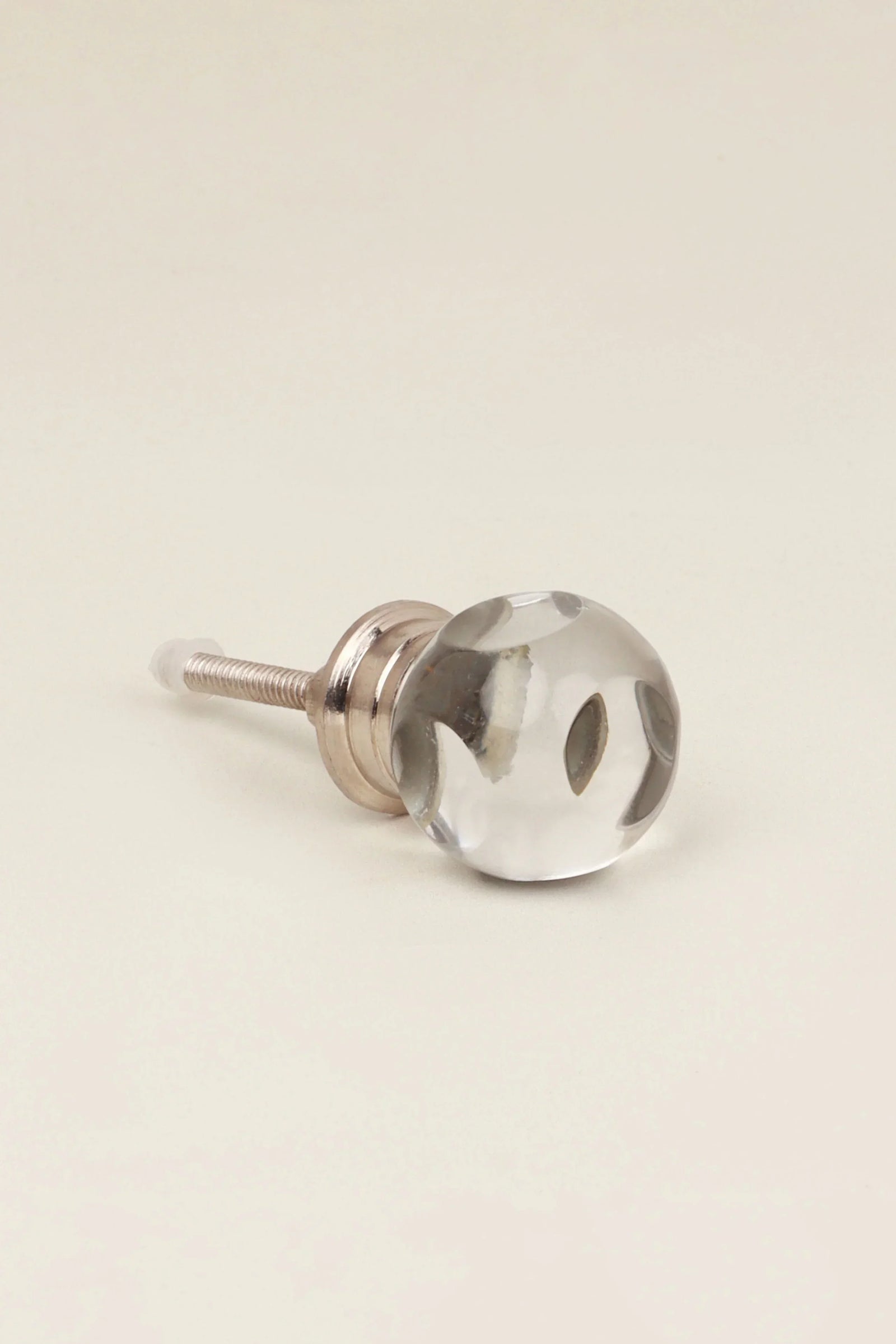 Transparent Glass Gemstone Cube Cabinet Knob — view 7, G Decor
