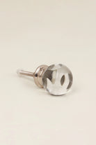 Glass Transparent Gemstone Dice Cube Cabinet Knob - G Decor