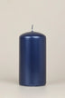 Grace Alouette Navy Blue Lacquered Pillar and Ball Candles - G Decor