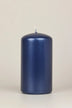 Grace Alouette Navy Blue Lacquered Pillar and Ball Candles - G Decor
