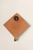 Antique Brass Wall Hook on Cubic Wooden Base — view 5, G Decor