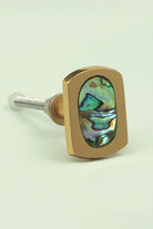 Designer Mother of Pearl Irregular Cabinet Knob — view 5, G Decor