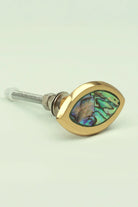 Designer Mother of Pearl Irregular Cabinet Knob — lifestyle view, G Decor