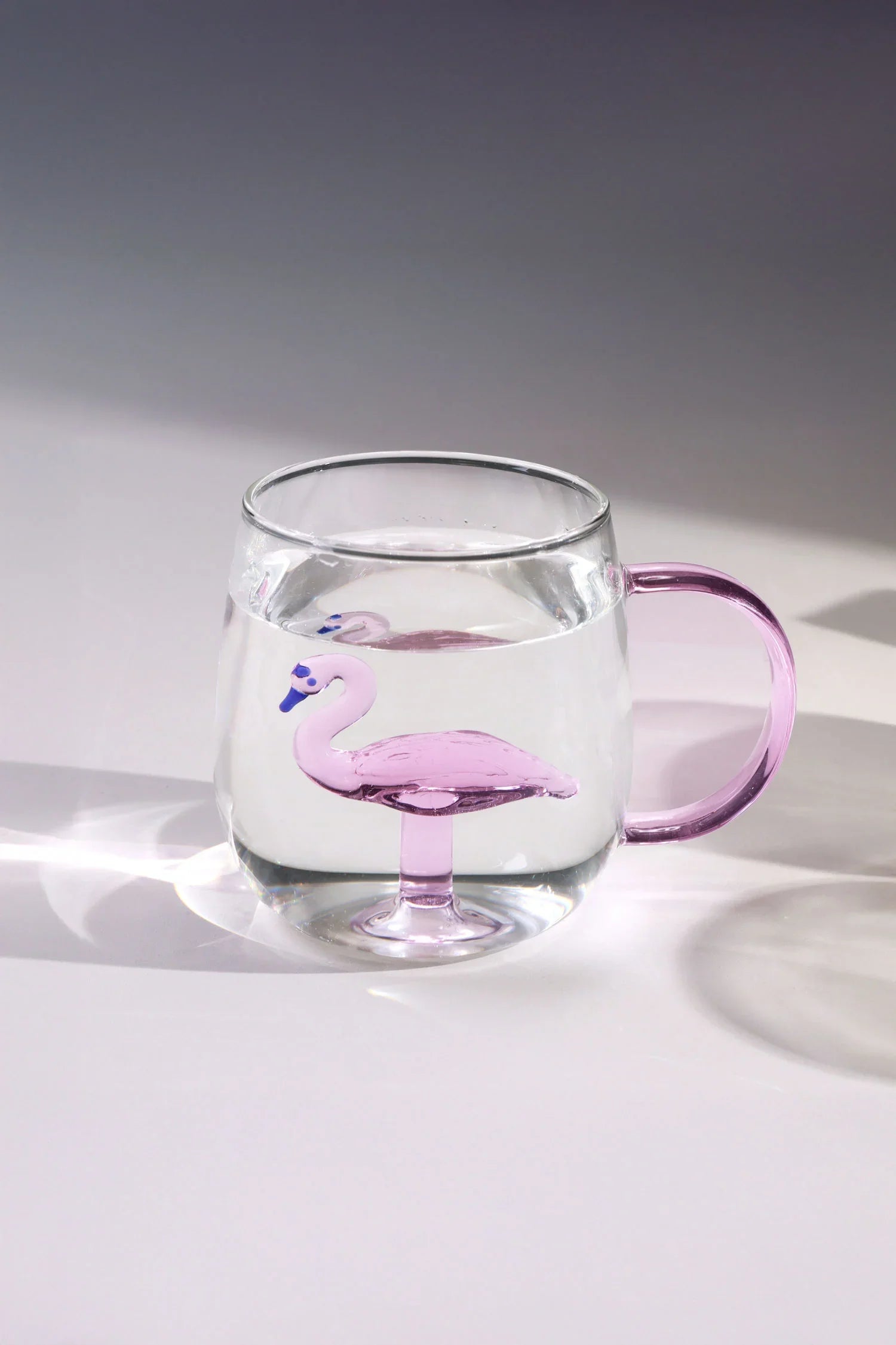 Handmade Cute Animals Glass Mug &amp; Cup Collection Clear Tea &amp; Coffee Drinkware with Figurines Inside - G Decor