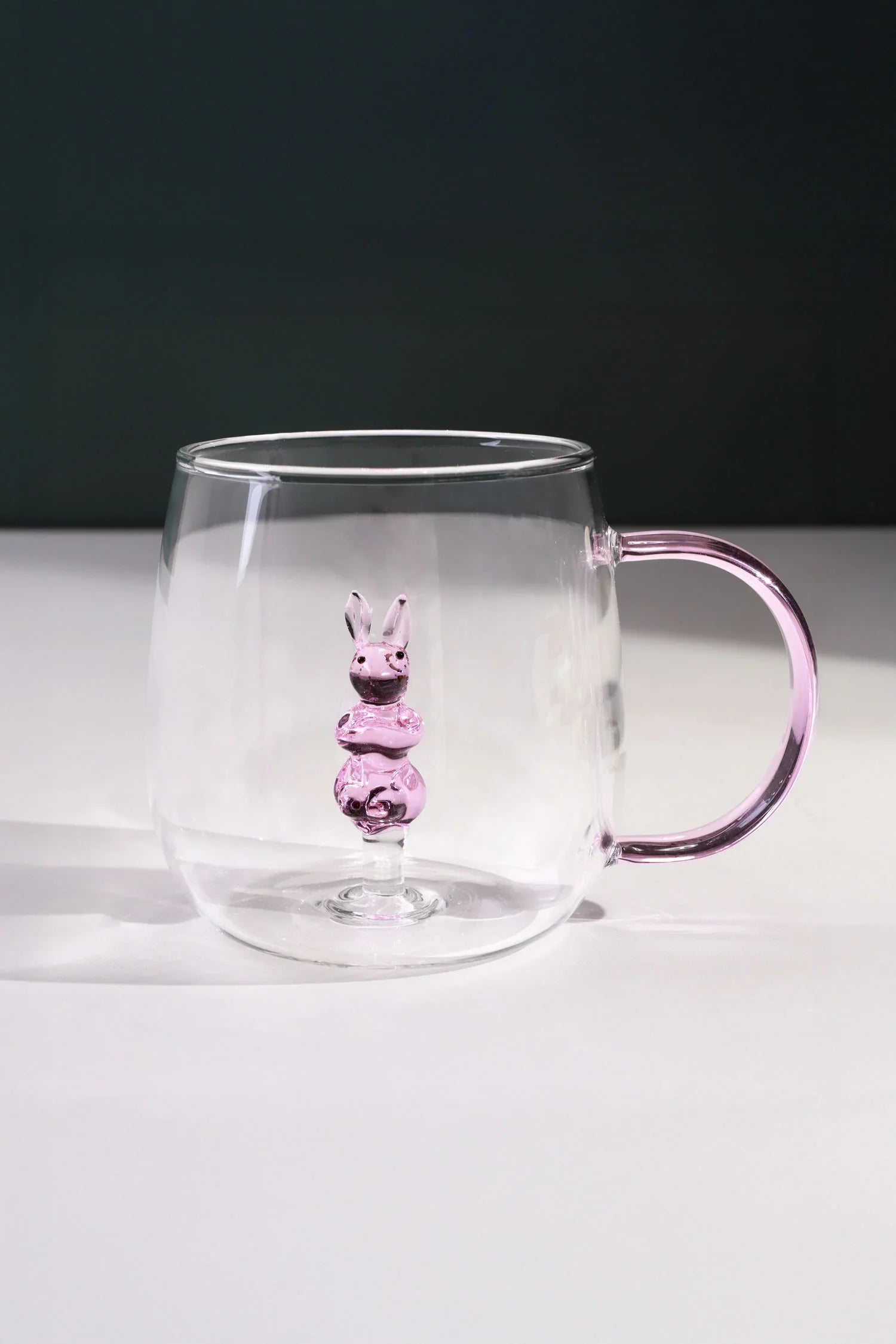 Handmade Cute Animals Glass Mug &amp; Cup Collection Clear Tea &amp; Coffee Drinkware with Figurines Inside - G Decor