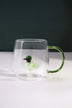 Handmade Cute Animals Glass Mug & Cup Collection Clear Tea & Coffee Drinkware with Figurines Inside - G Decor