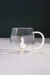 Handmade Cute Animals Glass Mug & Cup Collection Clear Tea & Coffee Drinkware with Figurines Inside - G Decor