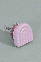 Happy Rainbow Pastel Ceramic Cabinet Knob — view 5, G Decor
