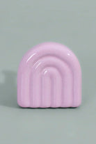 Happy Rainbow Pastel Ceramic Cabinet Knob — alternate view, G Decor