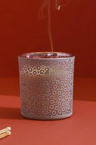 Mira Candle Co. Fresh Moso Bamboo Soy Wax Pair in White Glass — alternate view, G Decor