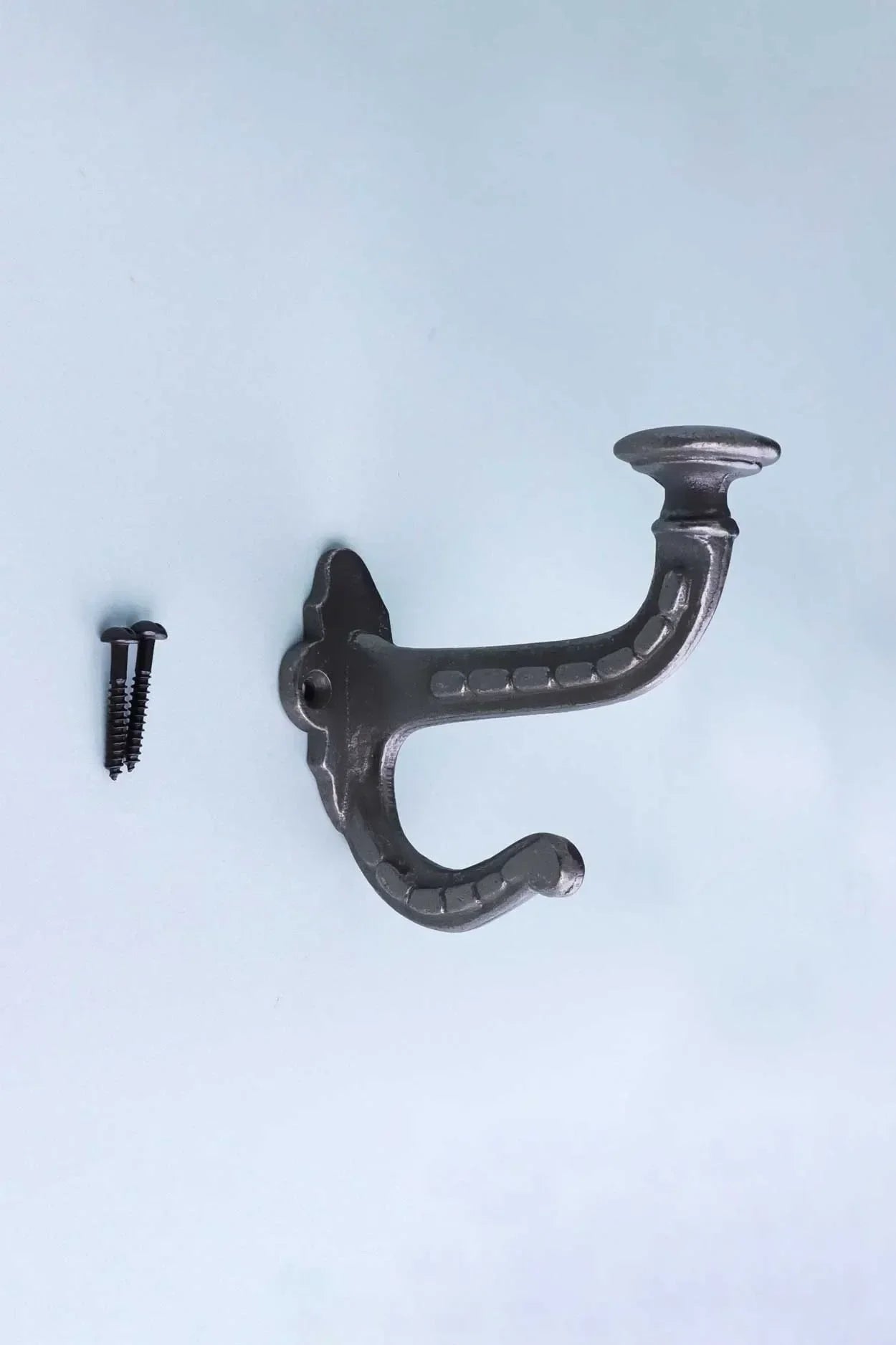 Heavy-Duty Antique Cast Iron Decorative Coat Hooks — view 8, G Decor
