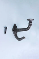 Heavy-Duty Antique Cast Iron Decorative Coat Hooks — view 8, G Decor