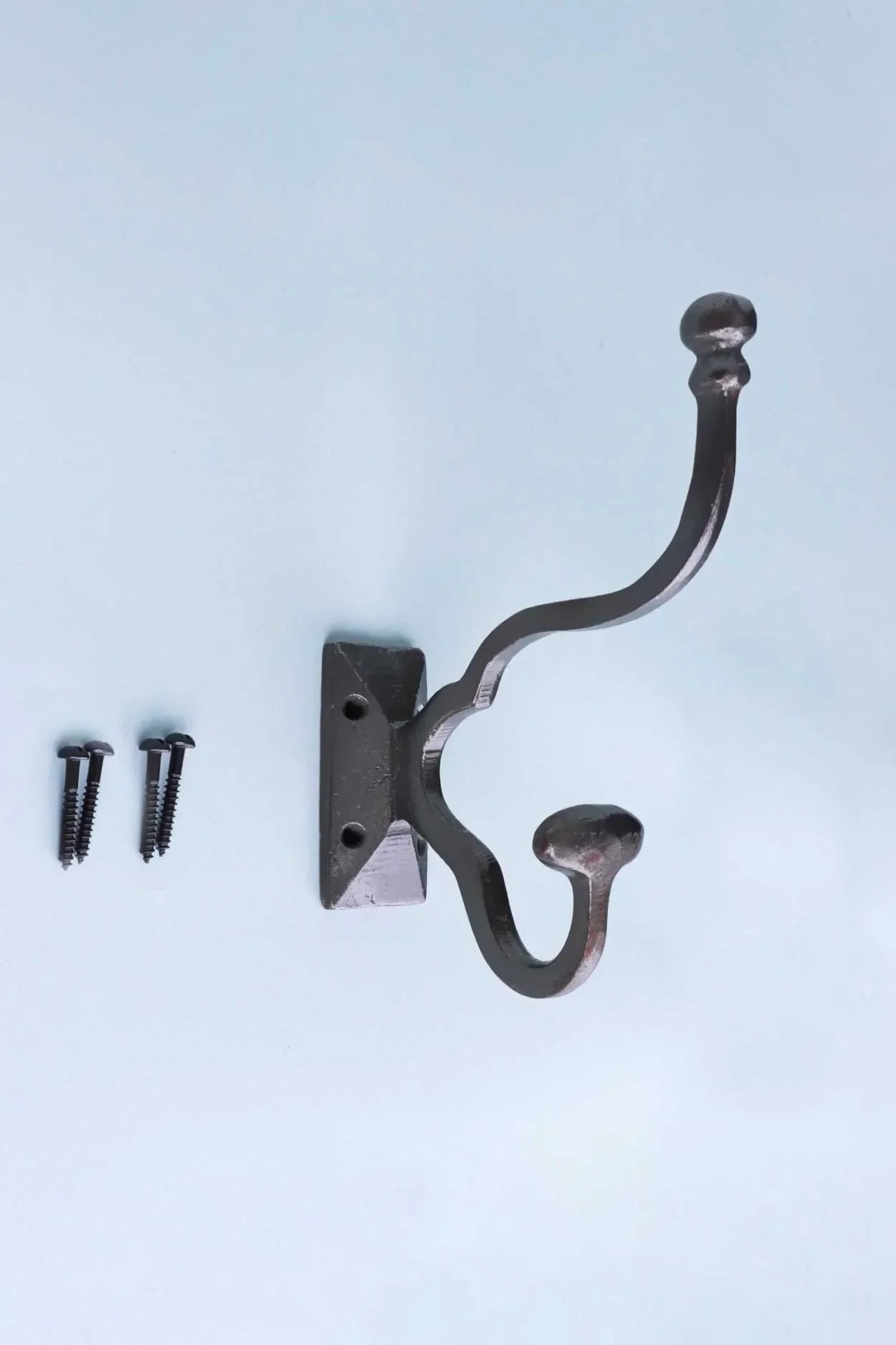 Heavy-Duty Antique Cast Iron Decorative Coat Hooks — view 6, G Decor