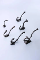 Heavy-Duty Antique Cast Iron Decorative Coat Hooks — alternate view, G Decor