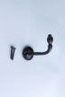 Heavy-Duty Traditional Black Cast Iron Coat Hooks — alternate view, G Decor