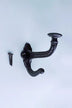 Heavy-Duty Traditional Black Cast Iron Coat Hooks — lifestyle view, G Decor